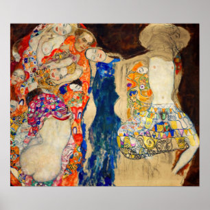 Poster Gustav Klimt - La mariée (inachevée)