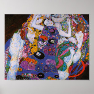Poster Gustav Klimt - La Vierge