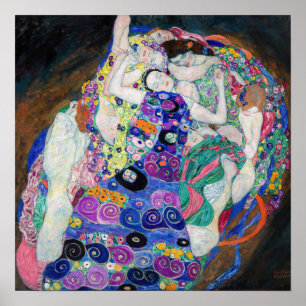 Poster Gustav Klimt - La Vierge
