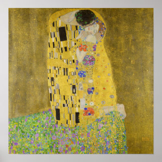 Poster Gustav Klimt - Le baiser