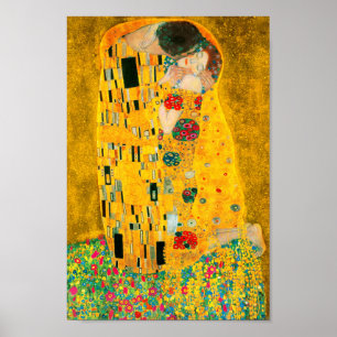 Poster Gustav Klimt Le Baiser