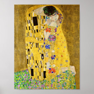 Poster Gustav Klimt - Le baiser