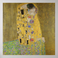 Gustav Klimt-Le Baiser | Oeuvre Gold Leaf