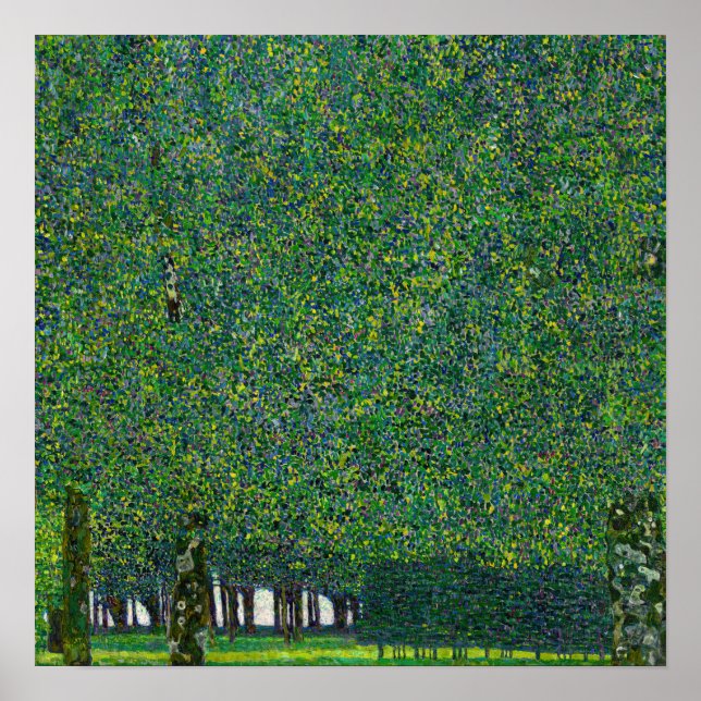 Poster Gustav Klimt - Le Parc (Devant)