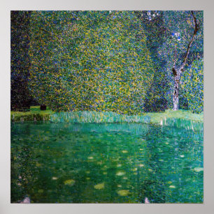 Poster Gustav Klimt - Parc Schloss Kammer am Attersee