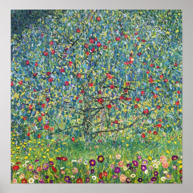 Poster Gustav Klimt - Pommier (Devant)