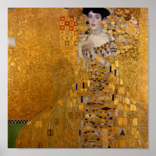 Poster Gustav Klimt // Portrait d'Adele Bloch-Bauer