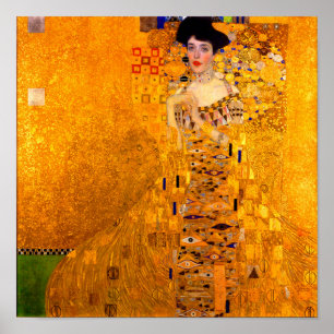 Poster Gustav Klimt Portrait d'Adele Bloch Bauer