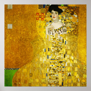 Poster Gustav Klimt Portrait de l'affiche Adele