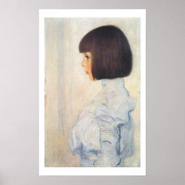 Poster Gustav Klimt Portrait d'Helene Klimt (Devant)