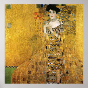 Poster GUSTAV KLIMT - Portret van Adèle Bloch-Bauer 1907