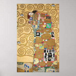 Poster Gustav Klimt - Réalisation, Stoclet Frieze