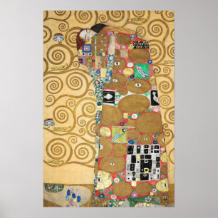 Poster Gustav Klimt - Réalisation, Stoclet Frieze