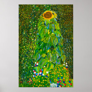 Poster Gustav Klimt Sunflower