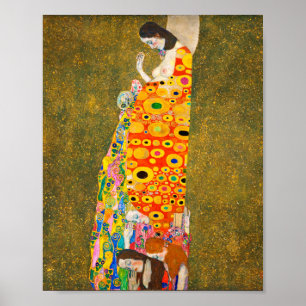 Poster Gustav Klimt The Hope II, Die Hoffnung II