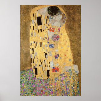 Poster Gustav Klimt | The Kiss, 1907-08