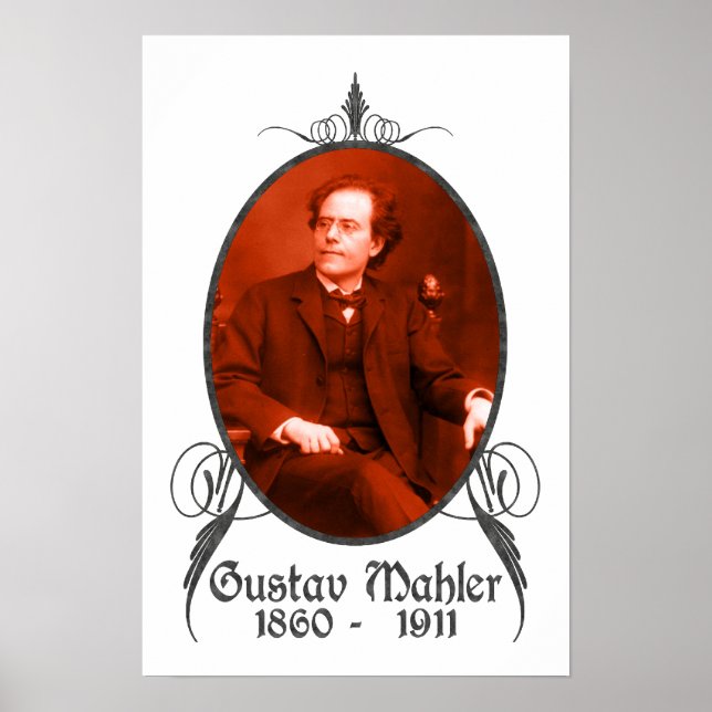 Poster Gustav Mahler (Devant)