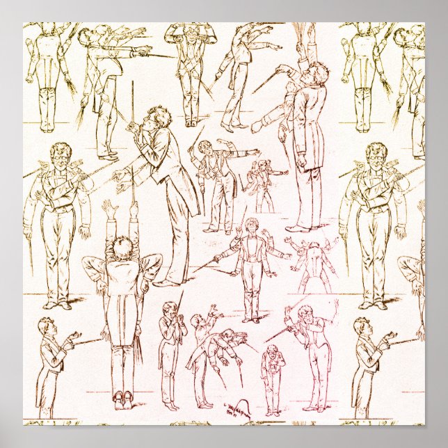 Poster Gustav Mahler - Conduite (Devant)