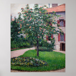 Poster Gustave Caillebotte - Arbres en Fleurs