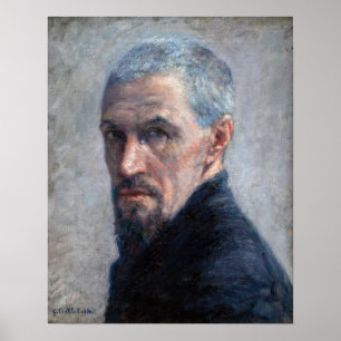 Poster Gustave Caillebotte - Autoportrait