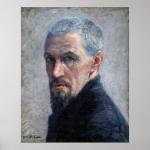 Poster Gustave Caillebotte - Autoportrait