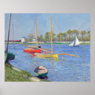 Poster Gustave Caillebotte - La Seine à Argenteuil