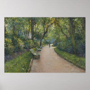 Poster Gustave Caillebotte - Le Parc Monceau
