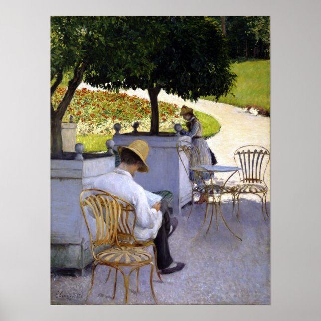 Poster Gustave Caillebotte Les Orangers (Devant)