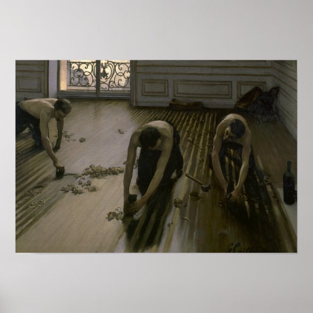 Poster Gustave Caillebotte - Planeurs (Devant)