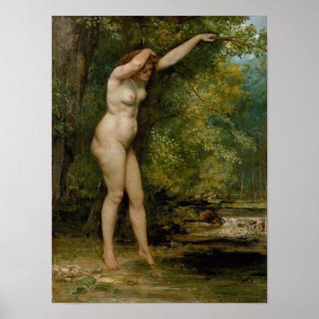 Poster Gustave Courbet | Le jeune Béton (Devant)