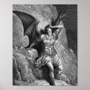 Poster Gustave Dore Paradise perdu