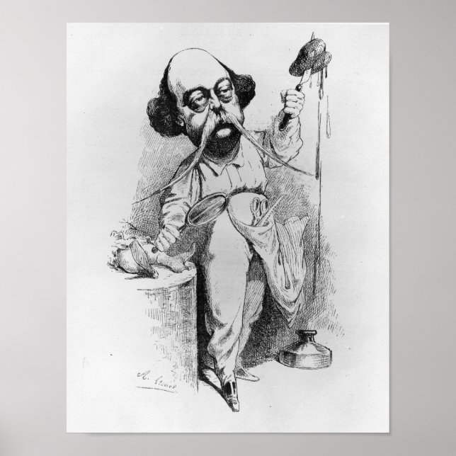 Poster Gustave Flaubert Dissection Madame Bovary (Devant)
