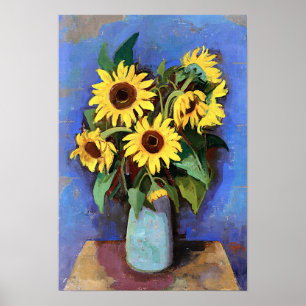 Poster Gustave Loiseau Tournesol Photos esthétiques Tsunf