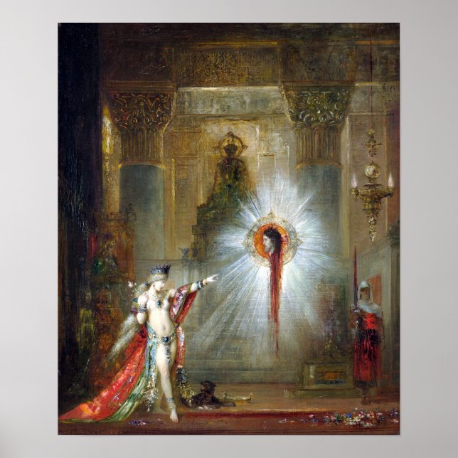 Poster Gustave Moreau L'Apparition (Devant)