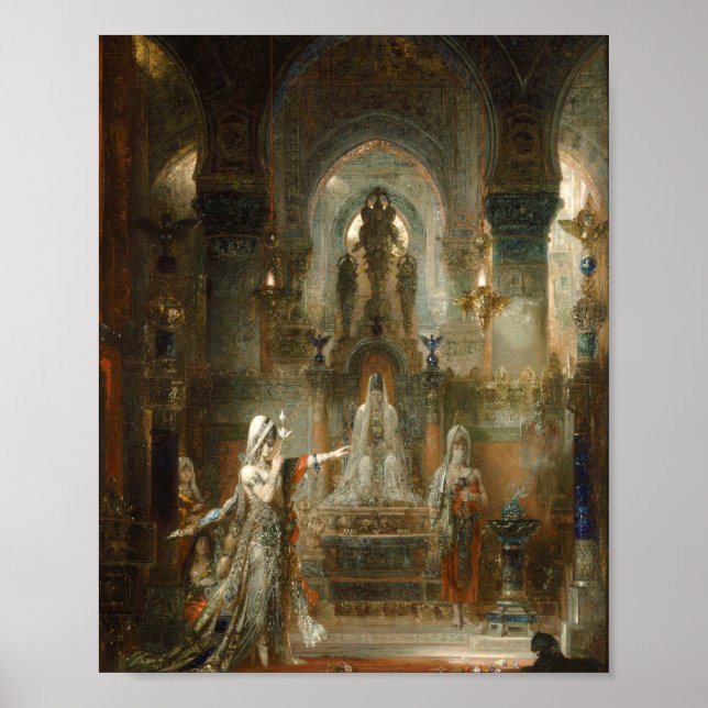 Poster Gustave Moreau- Salome Dancing before Herod (Devant)
