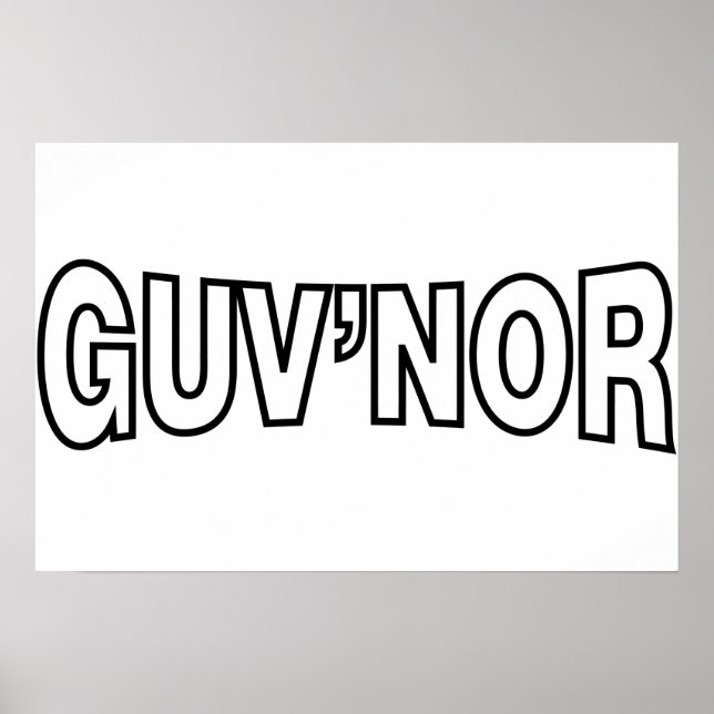 POSTER GUV'NOR (Devant)