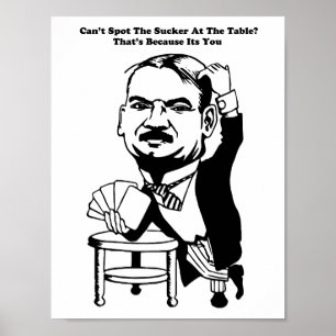 Poster guy poker casino sucker cite art
