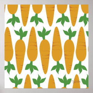 Poster Gwennie The Bun : Champ De Carottes