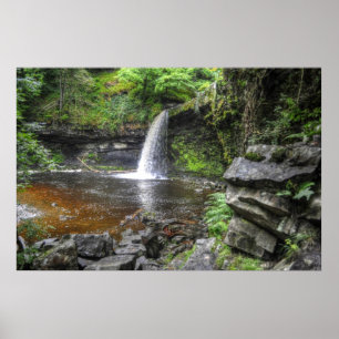 Poster Gwladys Sgwd aux chutes de Pontneddfechan, Pays de