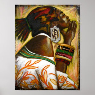 Poster Gye Nyame Adinkra - OmninnerG par Mansa Pryor