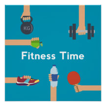 Poster Gym 20" x 20", Poster Paper (Semi-Gloss)