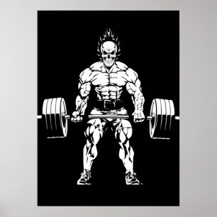 Poster Gym entraînement Bodybuilding - Lifting Motivation