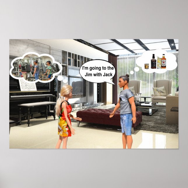 Poster Gym or Jim. (Devant)