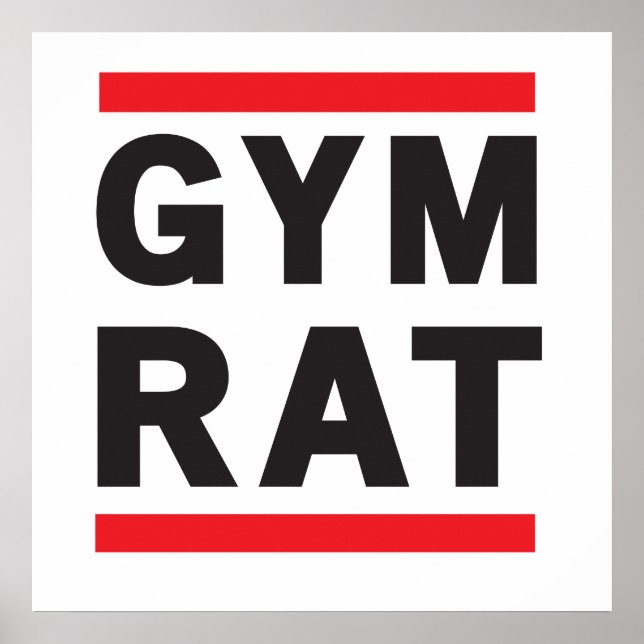 Poster Gym Rat (Devant)