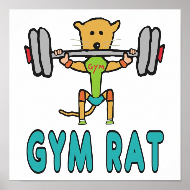 Poster Gym Rat (Devant)