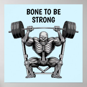 Poster Gym Skeleton