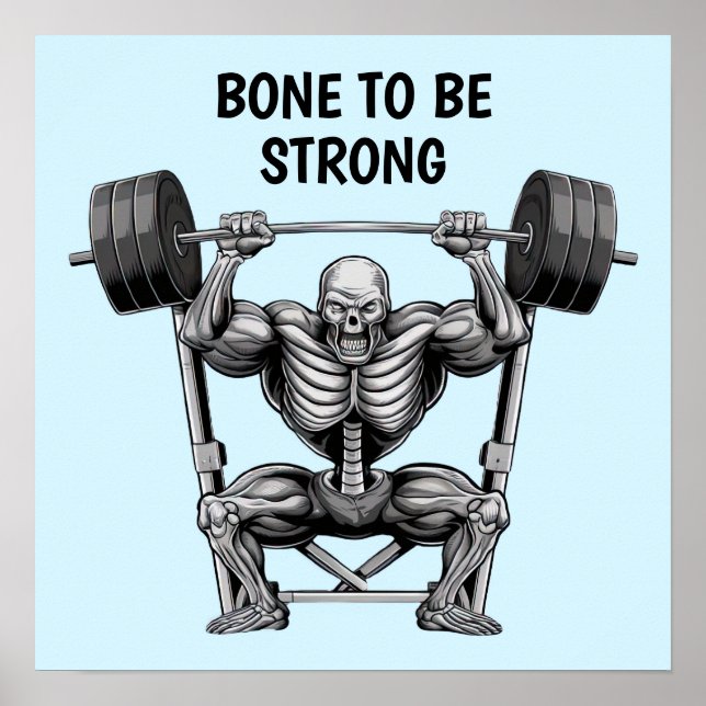 Poster Gym Skeleton (Devant)