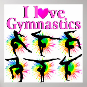 POSTER GYMNAST CUIT ET ADORABLE