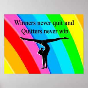 POSTER GYMNAST GAGNANT