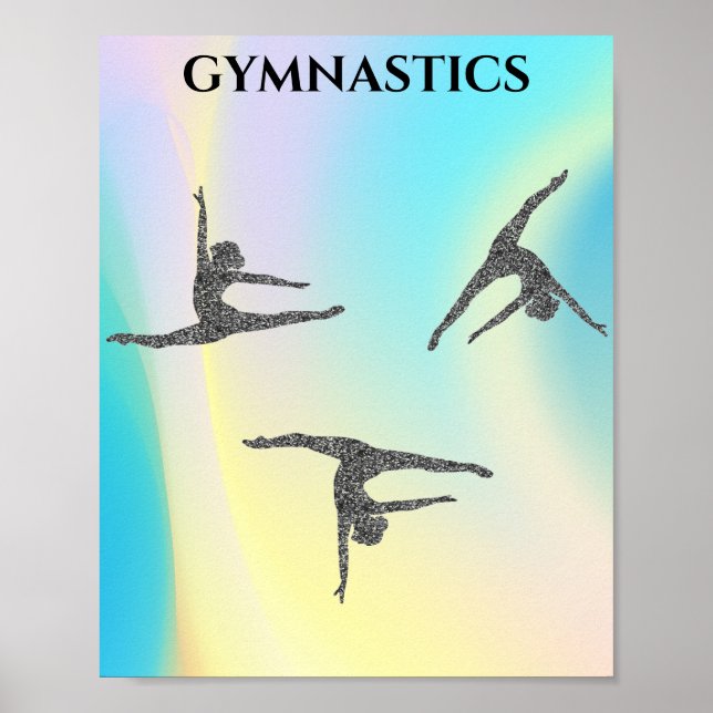 Poster " GYMNASTICS" arc-en-ciel Jigsaw Puzzle (Devant)